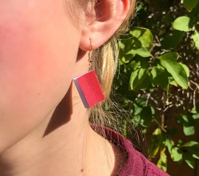 Mini Book Drop Earrings 📚✨