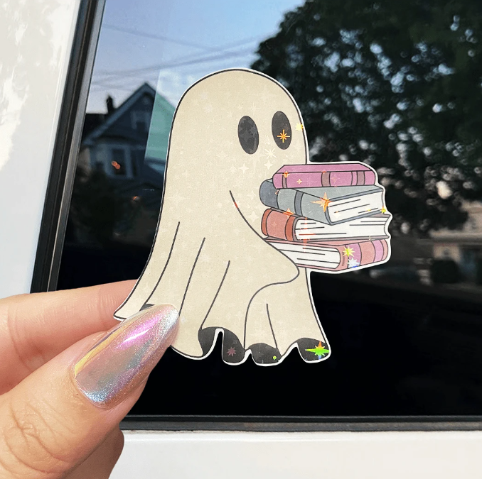 Bookish Ghost Sticker