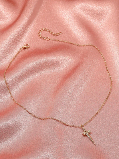 Dagger Pendant Necklace