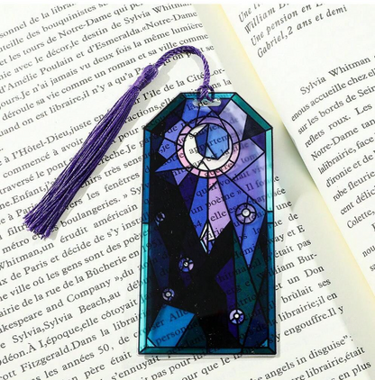 Stained Glass-Inspired Acrylic Bookmarks