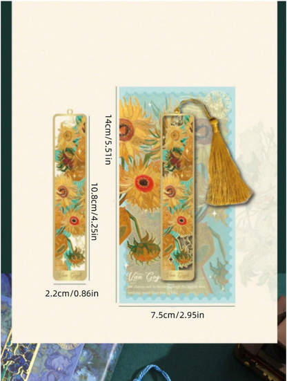 Van Gogh-Inspired Metal Bookmarks