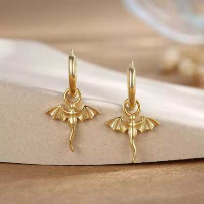 Dragon Hoop Earrings