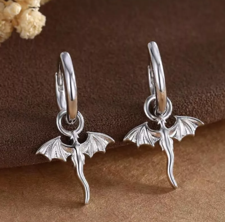 Dragon Hoop Earrings