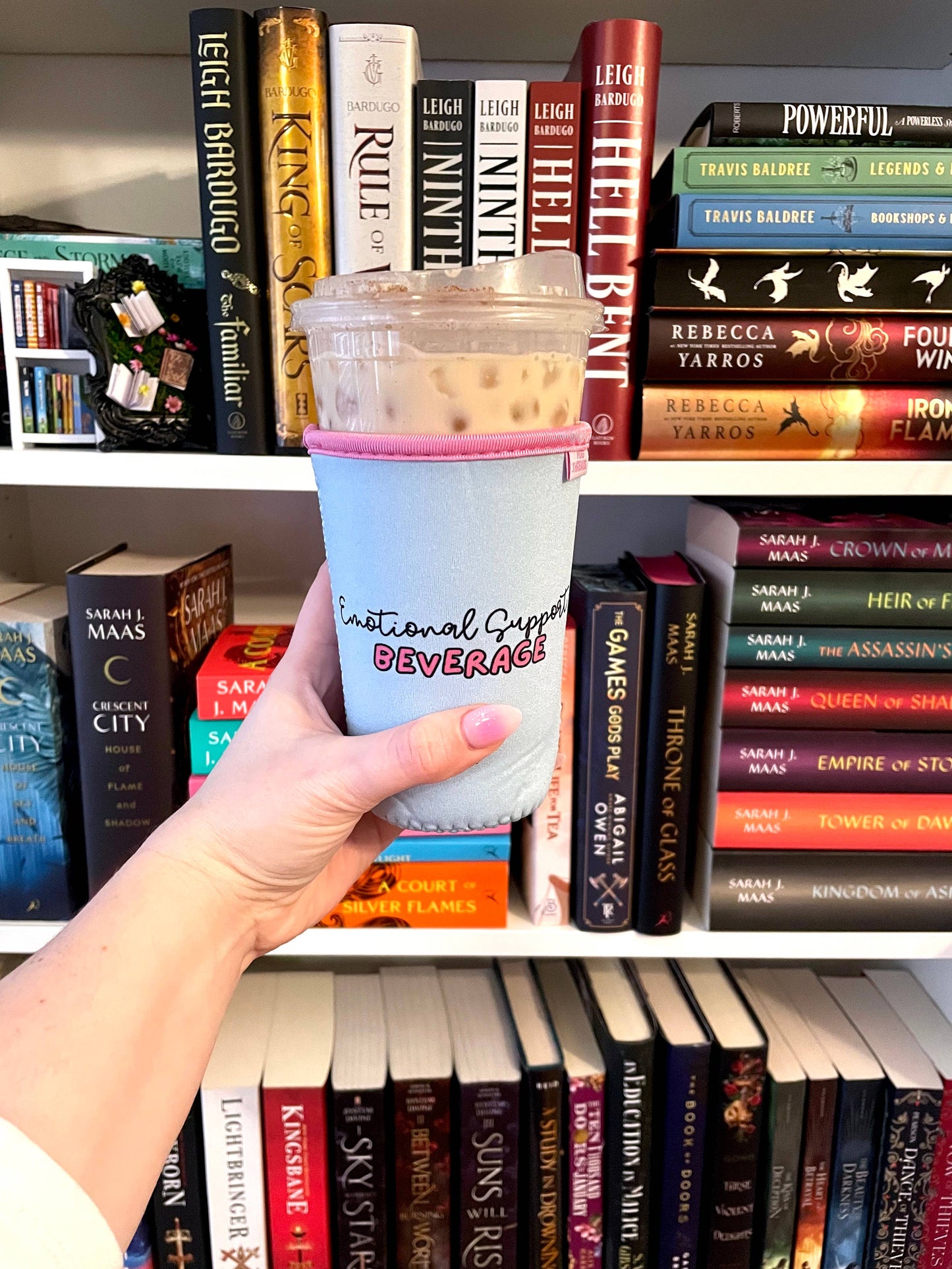 Emotional Support Iced Coffee Drink Sleeve - Medium